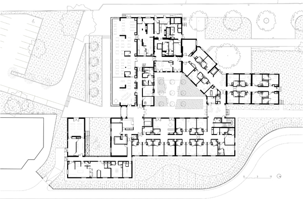 plan maison de retraite