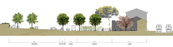 Atelier mosségimmig - Aménagement des abords de la gare, Les Arcs-sur-Argens